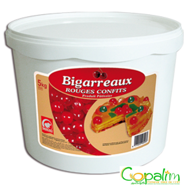 BIGARREAUX ROUGES CONFITS MACAO 2KG