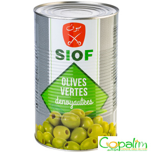 OLIVES VERTES DÉNOYAUTES SIOF 850GR