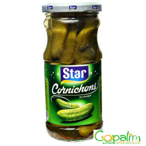 CORNICHONS AU VINAIGRE STAR 350GR