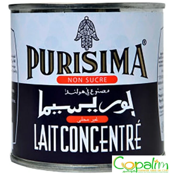 LAIT CONCENTRÉ NON SUCRÉ PURISIMA 170GR