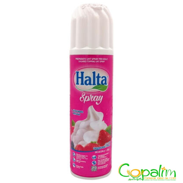 PRÉPARATION ALIMENTAIRE U.H.T  SPRAY HALTA 245ML