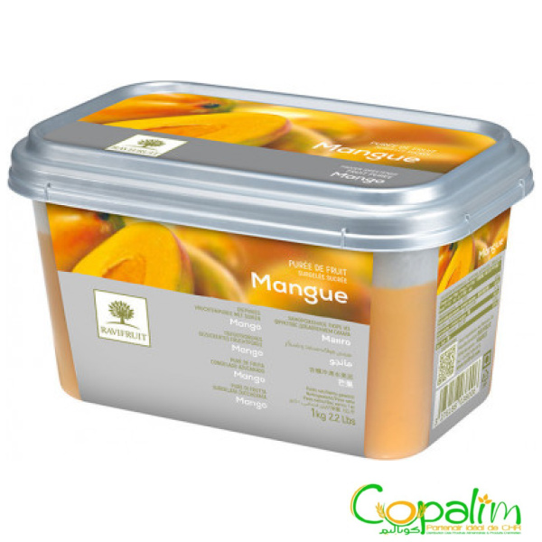 PURÉE DE MANGUE SURGELÉE RAVIFRUIT 1KG