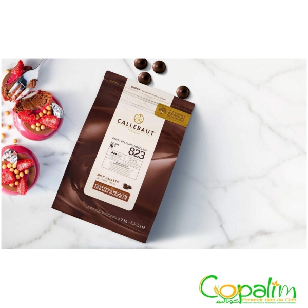 CHOCOLAT DE COUVERTURE AU LAIT  33.6% CALLEBAUT 2.5KG