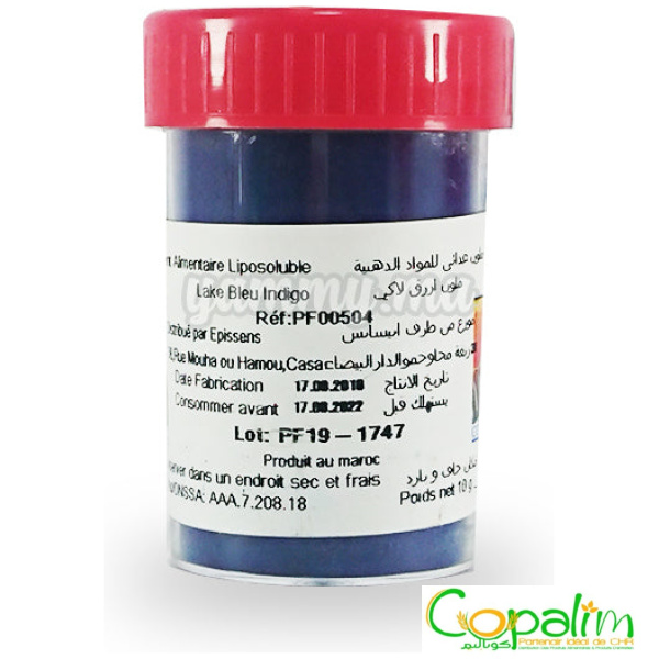 COLORANT ALIMENTAIRE SYNTHÉTIQUE BLEU INDIGO COLORATINE 30GR