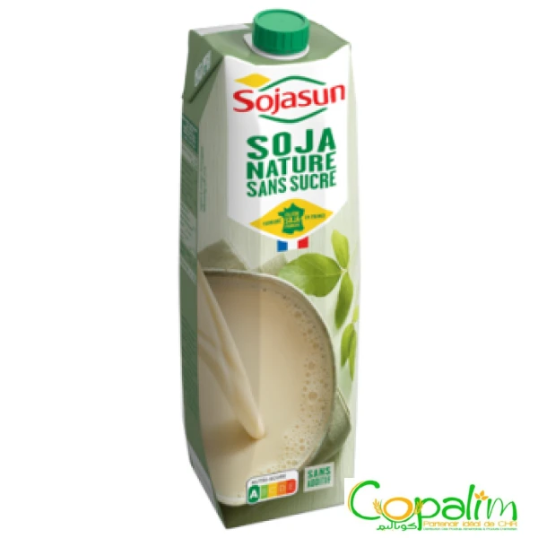 BOISSON DE SOJA NATURE SANS SUCRES SOJASUN 1L