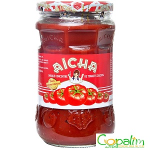 DOUBLE CONCENTRE DE TOMATES AICHA 730GR