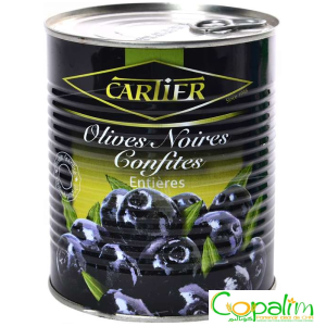 OLIVES NOIRES CONFITES DÉNOYAUTES CARTIER 850ML