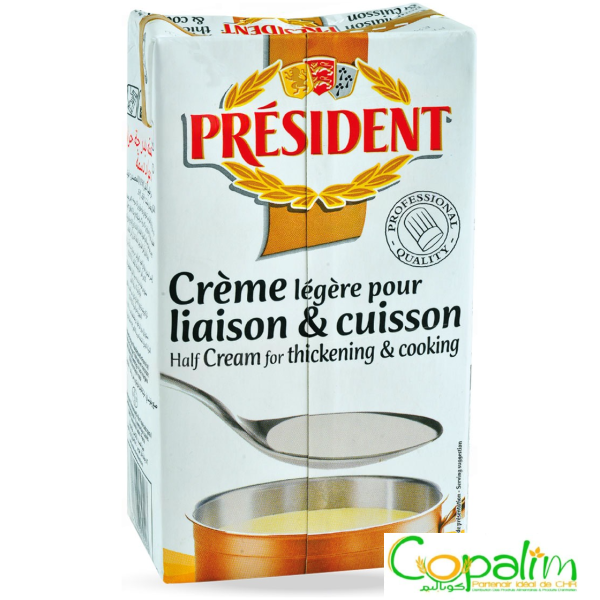 CRÈME LIAISON & CUISSON PRÉSIDENT 18% 1L