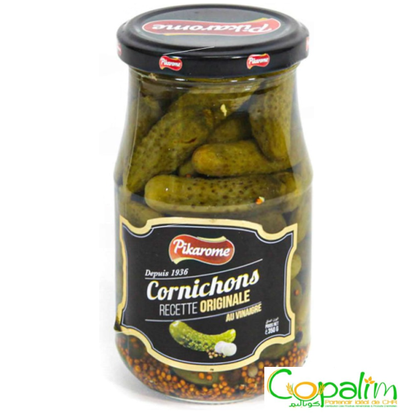CORNICHONS AU VINAIGRE PIKAROME 670GR