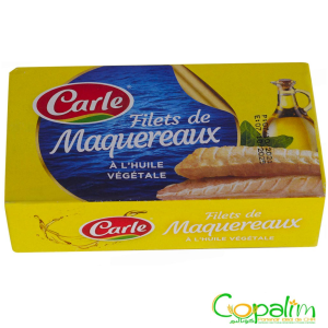 FILETS DE MAQUEREAU A L'HUILE VÉGÉTALE 125GR (copie) (copie)