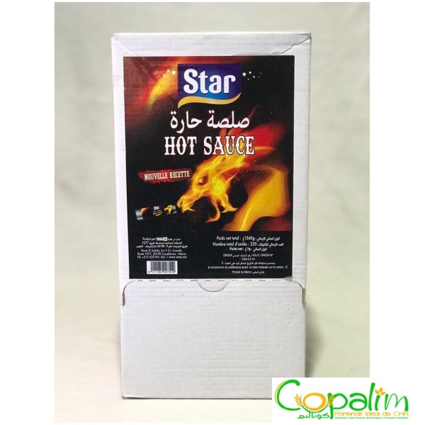 HOT SAUCE STAR 220 SACHETS DE 7GR