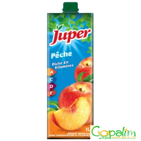 BOISSON AU JUS DE PÊCHE JUPER 1L