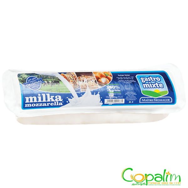 MOZZARELLA MILKA 100% LAIT DE VACHE 1KG