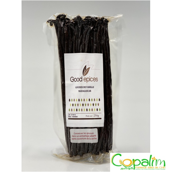 GOUSSES DE VANILLE MADAGASCAR PROVA 250GR