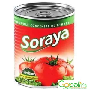 DOUBLE CONCENTRE DE TOMATE SORAYA 250GR