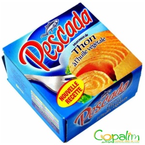 MORCEAUX DE THON A L'HUILE VÉGÉTALE PESCADA 80GR