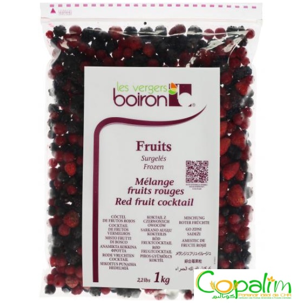 MÉLANGE DE FRUITS ROUGES SURGELÉS BOIRON 1KG