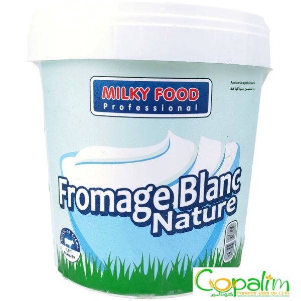 FROMAGE BLANC NATURE MILKY FOOD 1KG