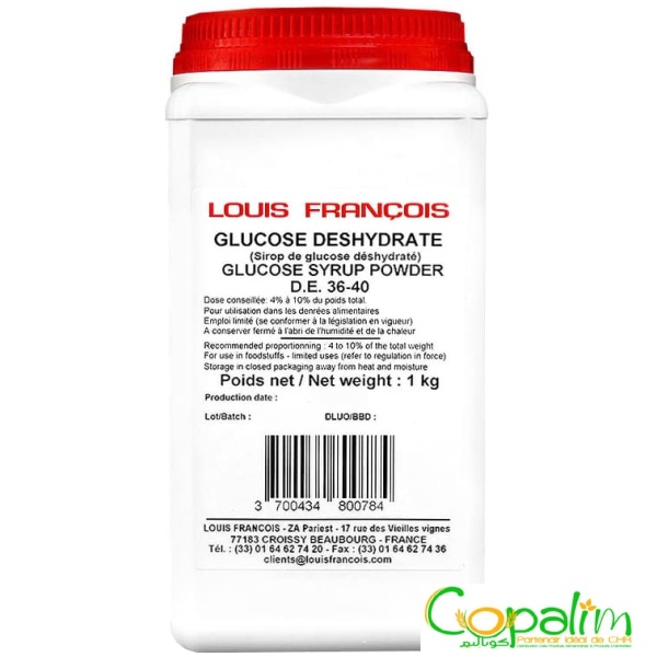 GLUCOSE DÉSHYDRATÉ LOUIS FRANÇOIS 1KG