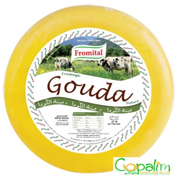 FROMAGE GOUDA JEUNE FROMITAL AU KG