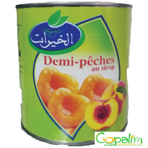 DEMI PÈCHES AU SIROP KHAYRAT 820GR