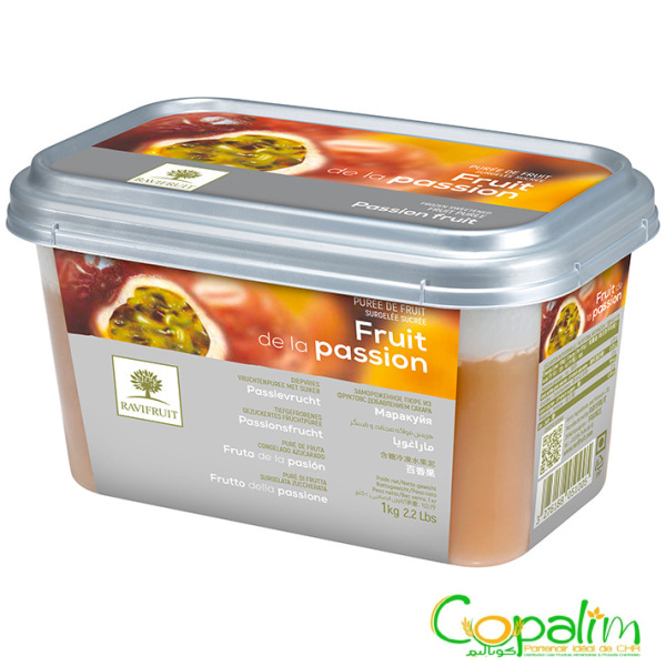 PURÉE DE FRUIT DE LA PASSION SURGELÉE RAVIFRUIT 1KG