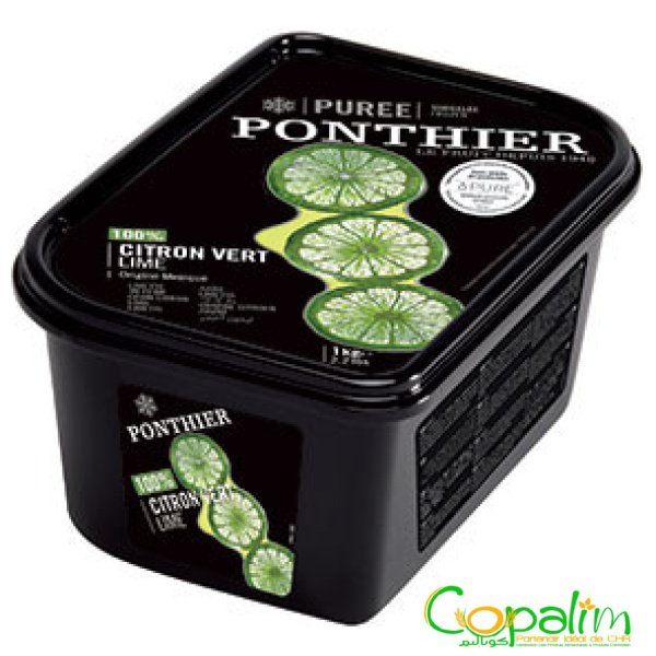 PURÉE DE CITRON VERT SURGELÉE PONTHIER 1KG