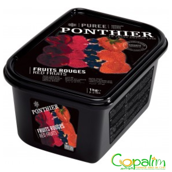 PURÉE DE FRUITS ROUGES SURGELÉE PONTHIER 1KG