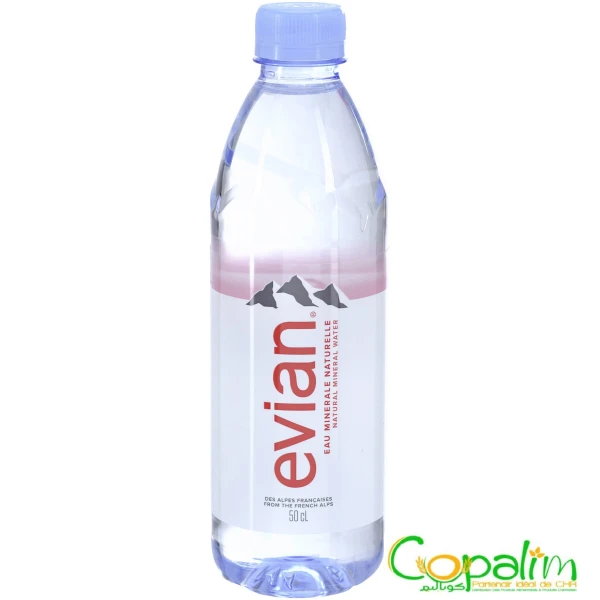 EAU MINÉRALE NATURELLE EVIAN 0.50L