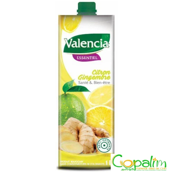 BOISSON CITRON GINGEMBRE VALENCIA 1L