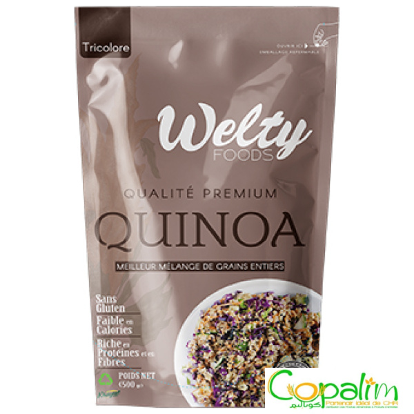 QUINOA TRICOLOR WELTY FOODS 500GR