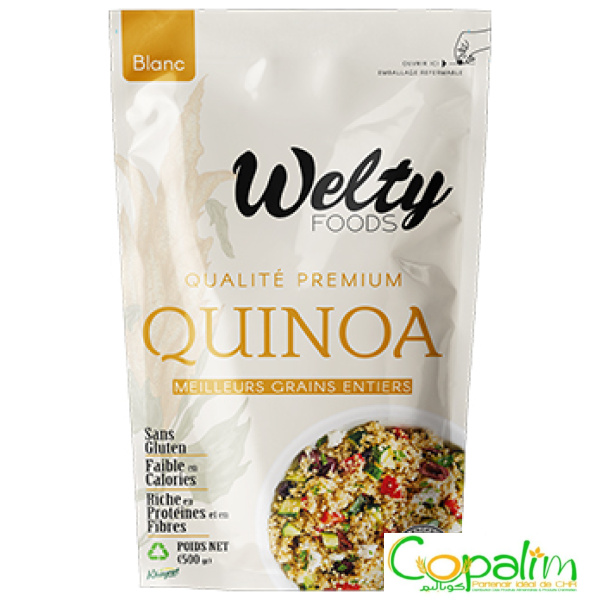 QUINOA BLANC WELTY FOODS 500GR