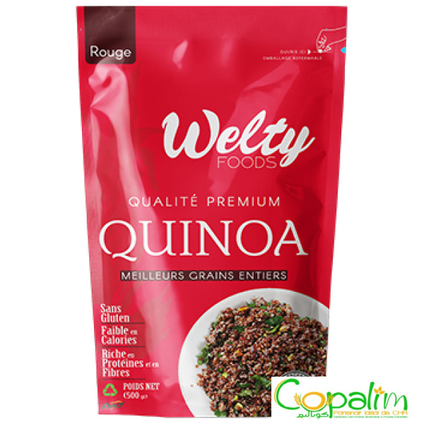 QUINOA ROUGE WELTY FOODS 500GR