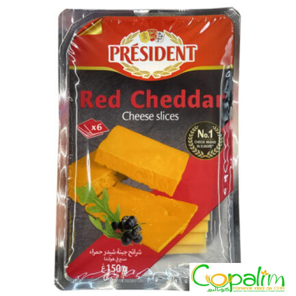 FROMAGE FONDU AU CHEDDAR PRÉSIDENT 150GR