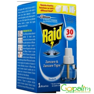 DIFFUSEUR ÉLECTRIQUE + RECHARGE LIQUIDE 30 NUITS RAID